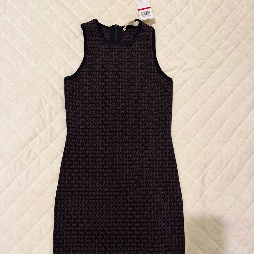 Michael Kors Chocolate Brown Sleeveless Dress